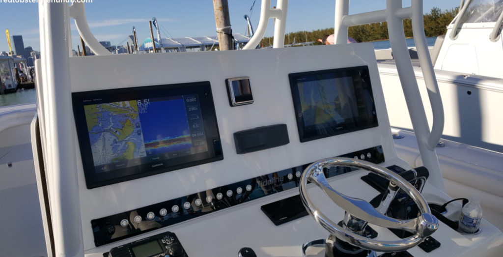 Marine Wi-Fi extender installed on a boat