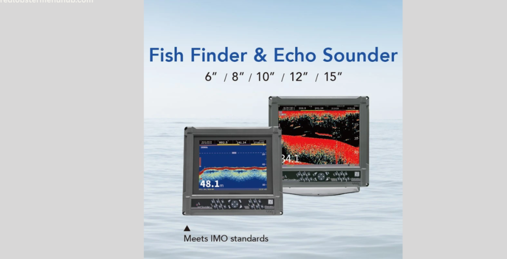 Fish finder and boat depth sounder displays compared