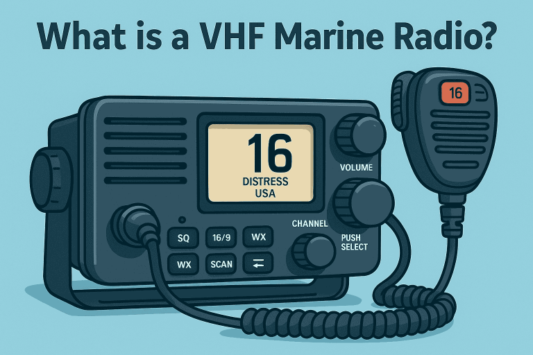 What is a vhf marine radio