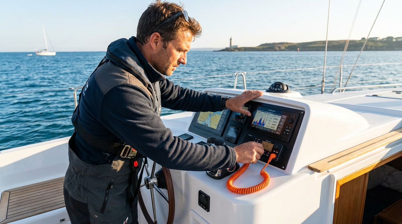 Boating and Marine Accessories professional working on