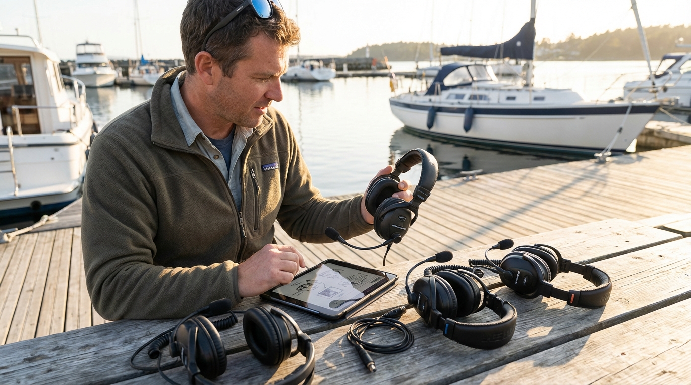 Boating and Marine Accessories professional working on
