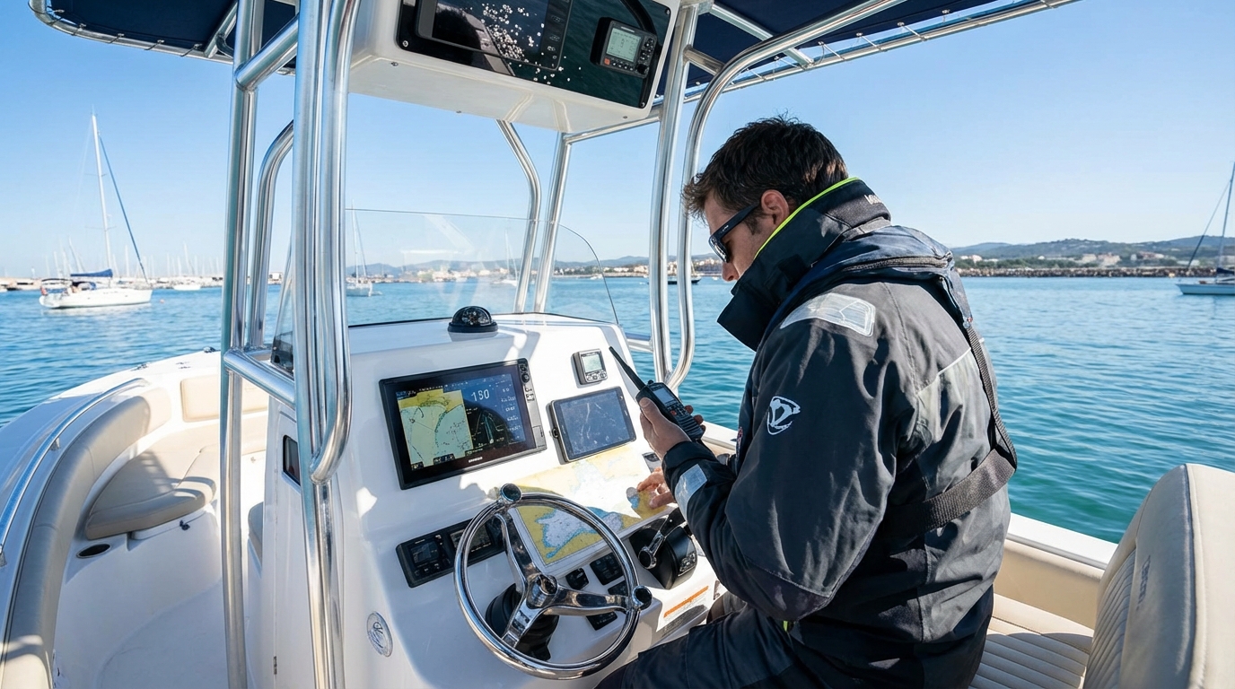 Boating and Marine Accessories professional working on