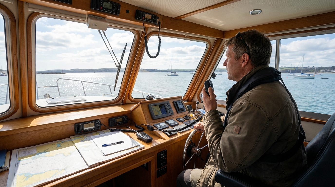 Boating and Marine Accessories professional working on
